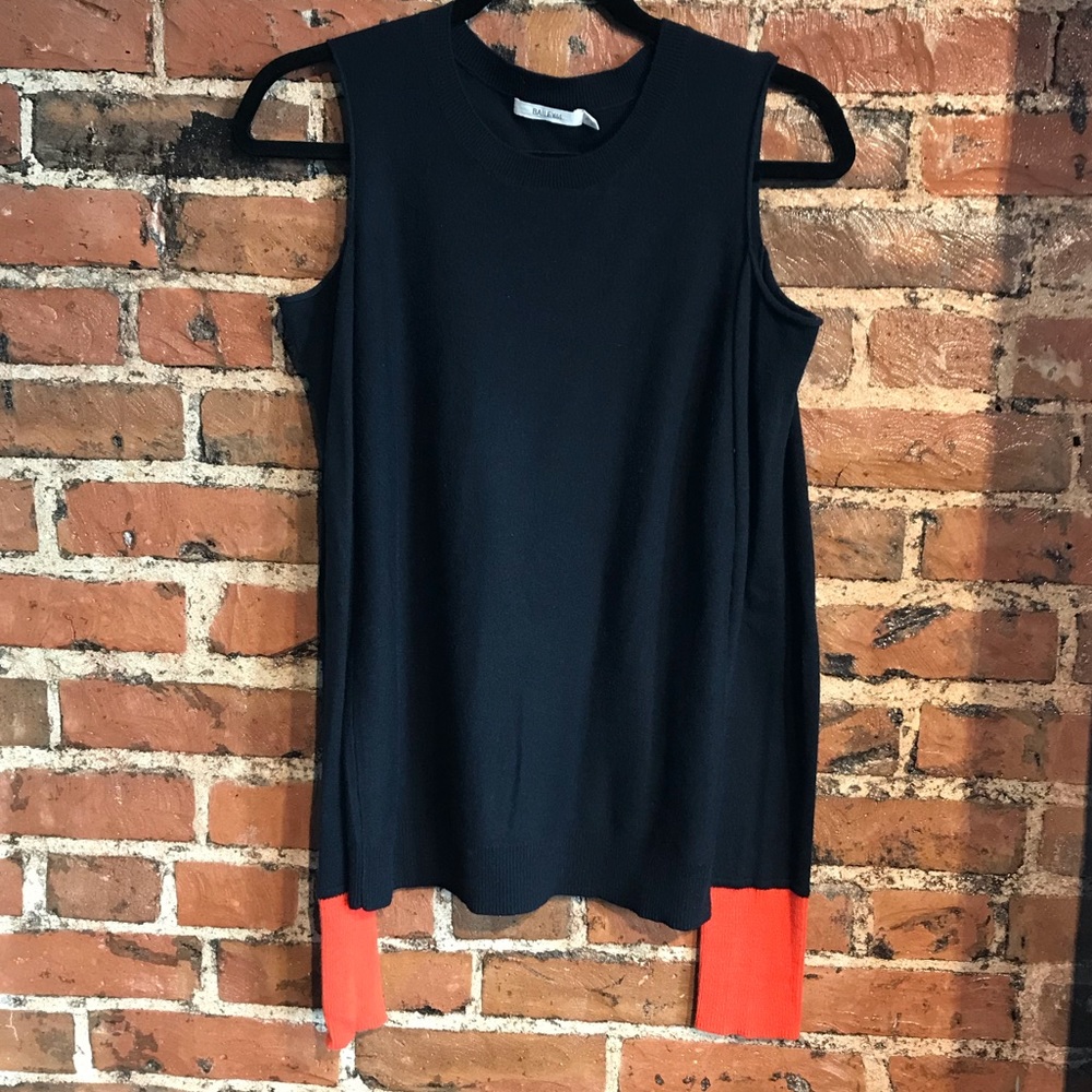 ❤️ Bailey 44 Angora Sweater in Navy & Red